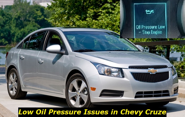 low oil pressure issues chevy cruze
